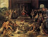 Frans The Younger Francken Canvas Paintings - Allegory on the Abdication of Emperor Charles V in Brussels, 25 October 1555